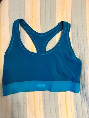Skims Women's Racerback Sports Bra - Teal Blue xl
